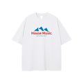 Blurr Eyewear Natural House Music Evian Logo Unisex T-Shirt, Front view